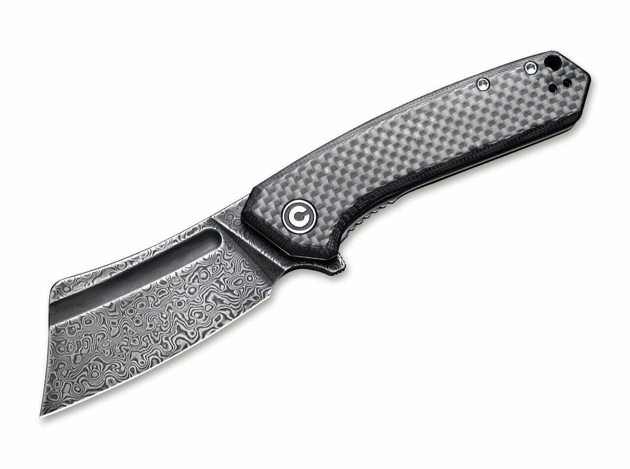 CIVIVI Mini Bullmastiff Damascus Carbon