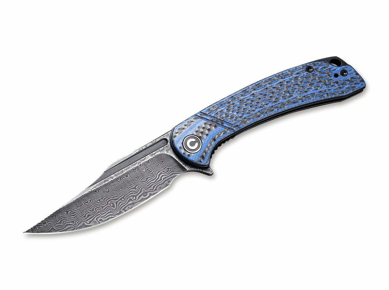 CIVIVI Dogma Damascus Carbon Blue