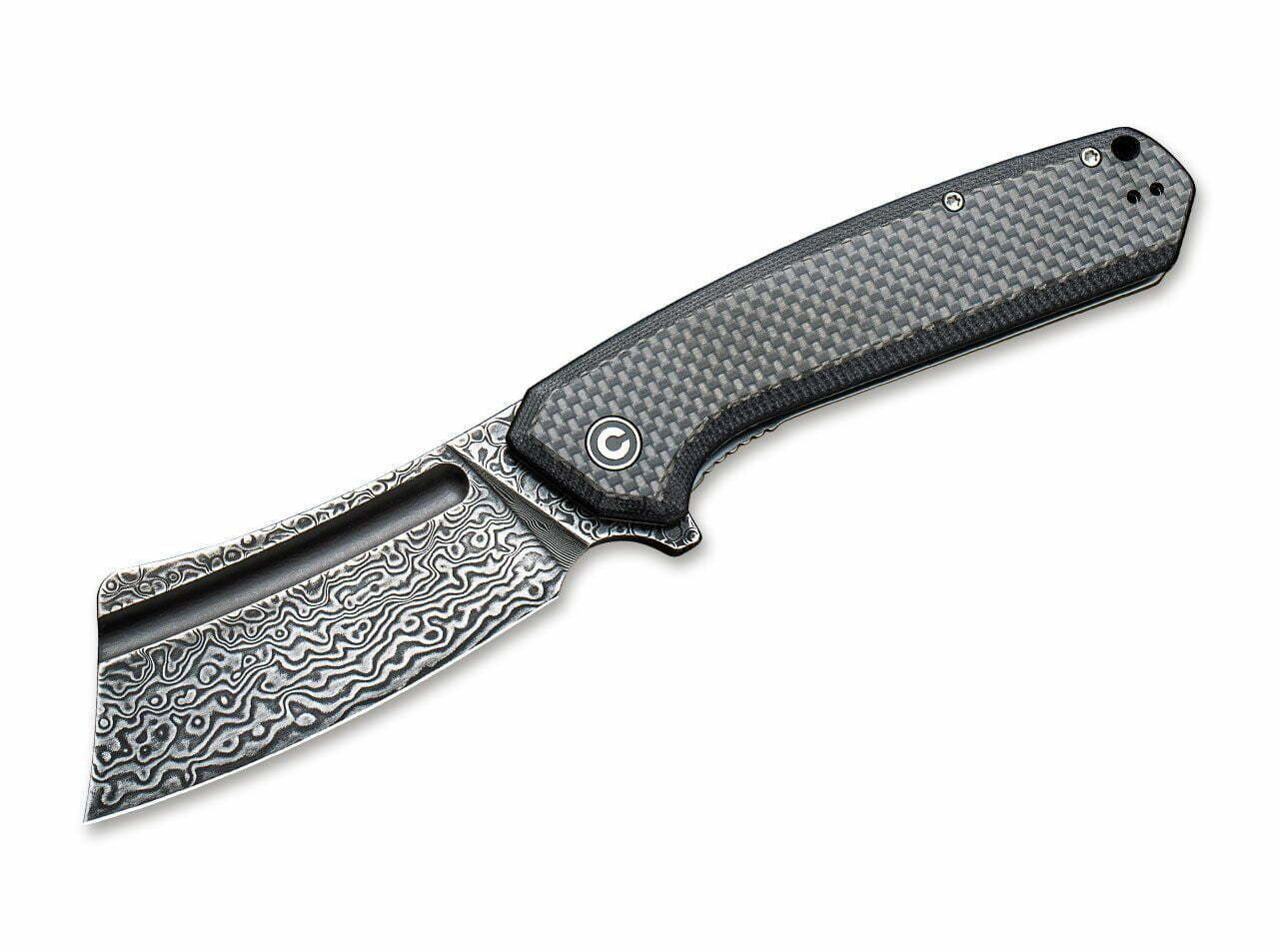 CIVIVI Bullmastiff Damascus Carbon