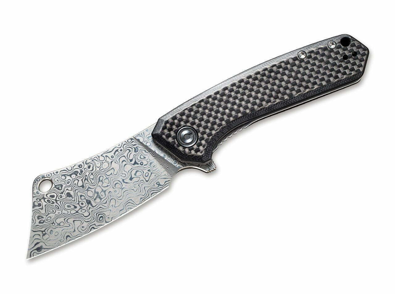 CIVIVI Mini Mastodon Damascus Carbon