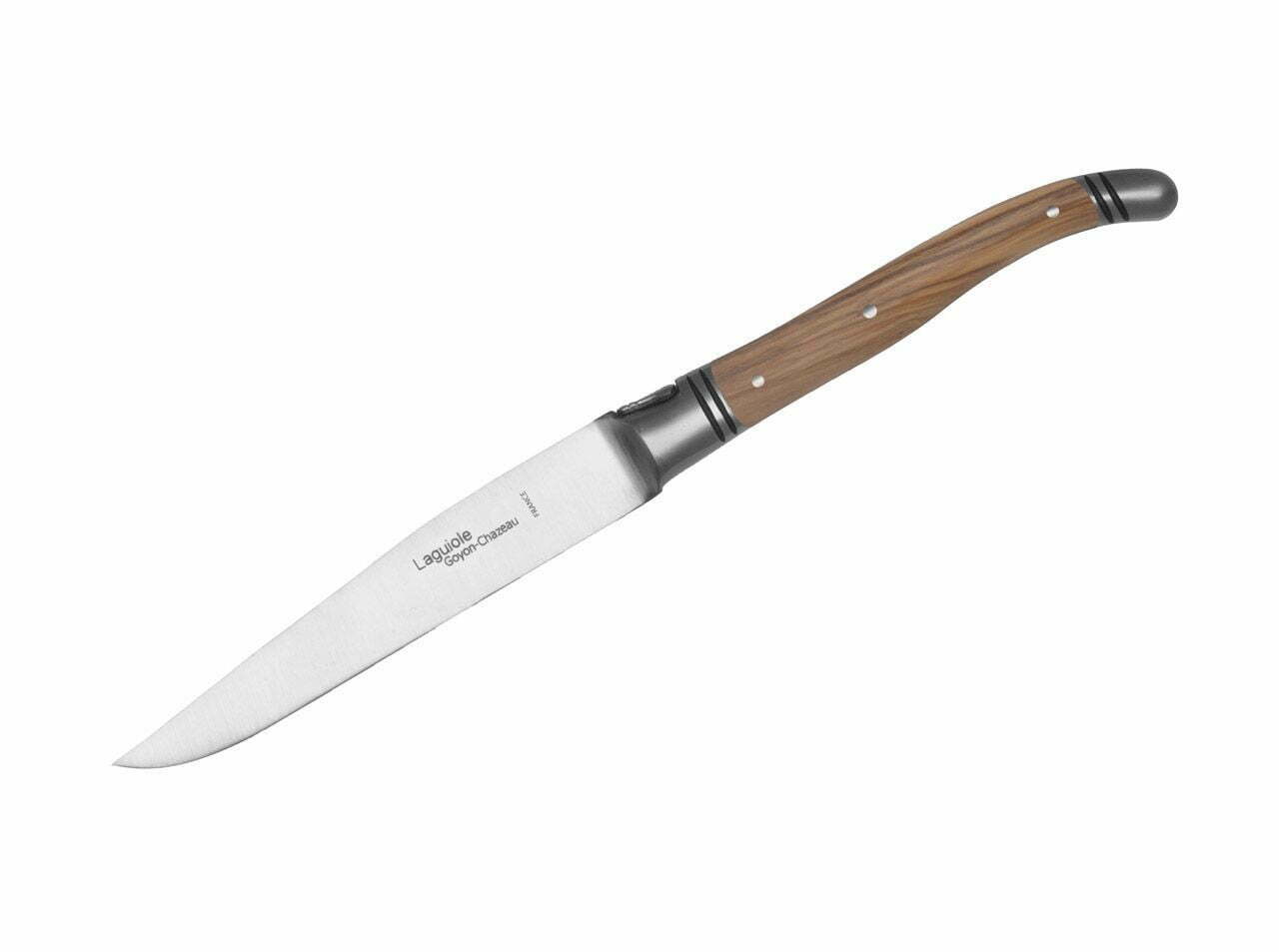 Goyon-Chazeau Laguiole Steak Knife Olive Wood