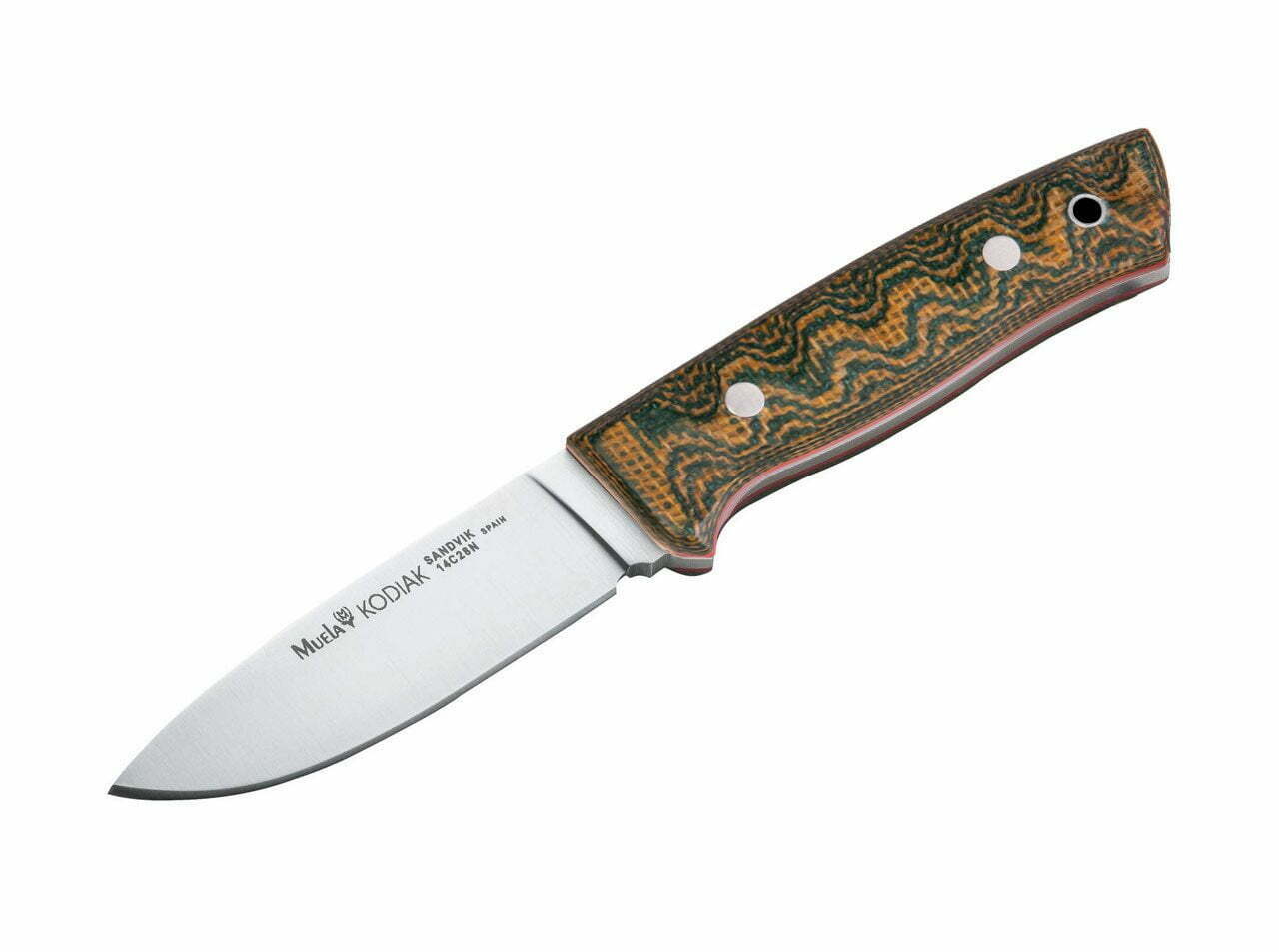 Muela Kodiak Green Canvas Micarta II