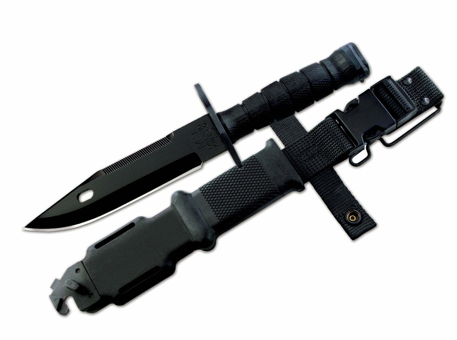 Ontario M9 Bayonet & Scabbard Black