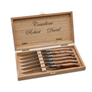 Robert David Steak Knife Set Juniper