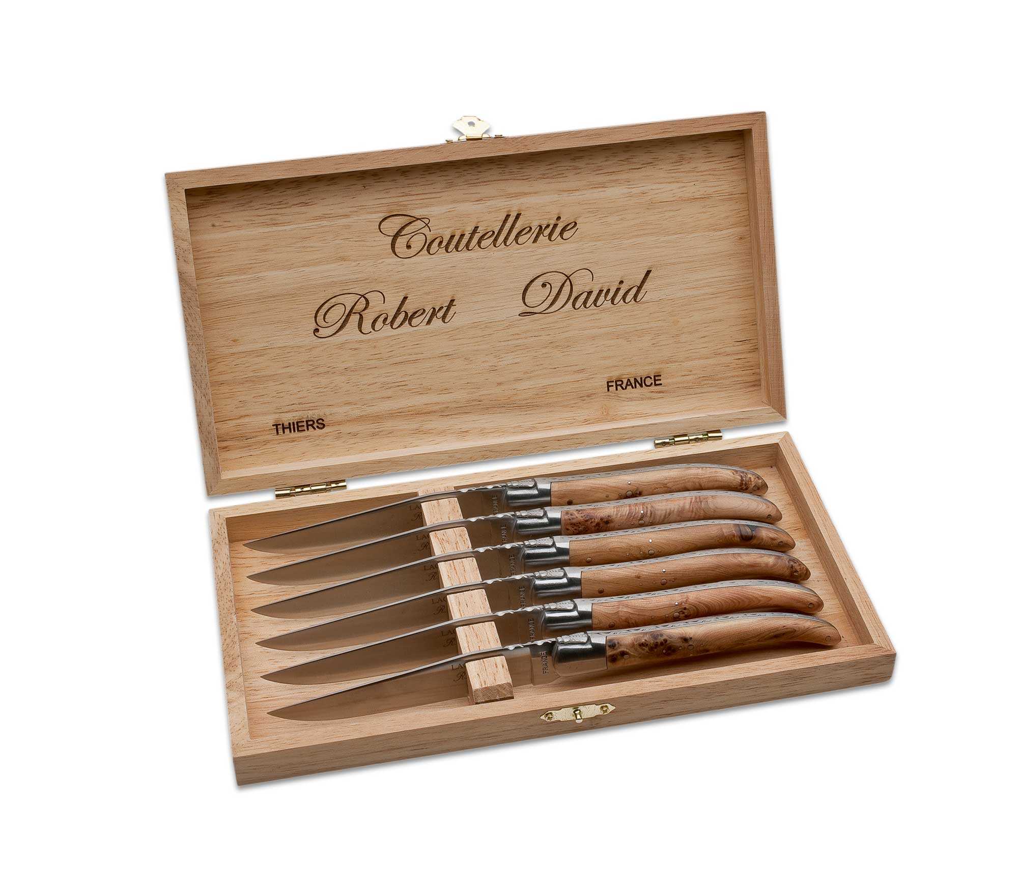 Robert David Steak Knife Set Juniper