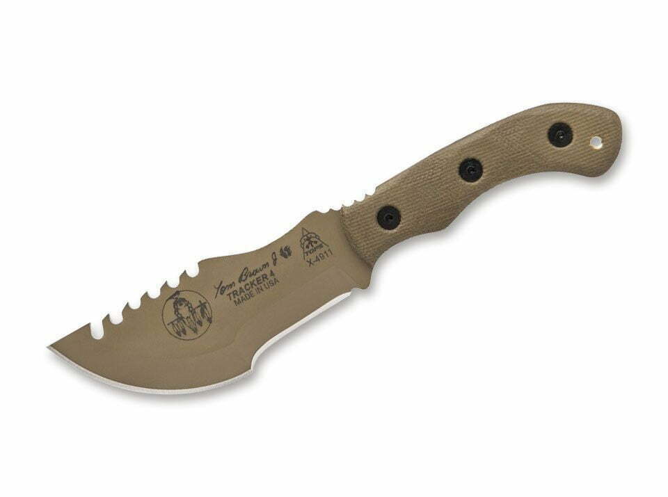 TOPS Knives Tom Brown Mini Tracker #4 Tan