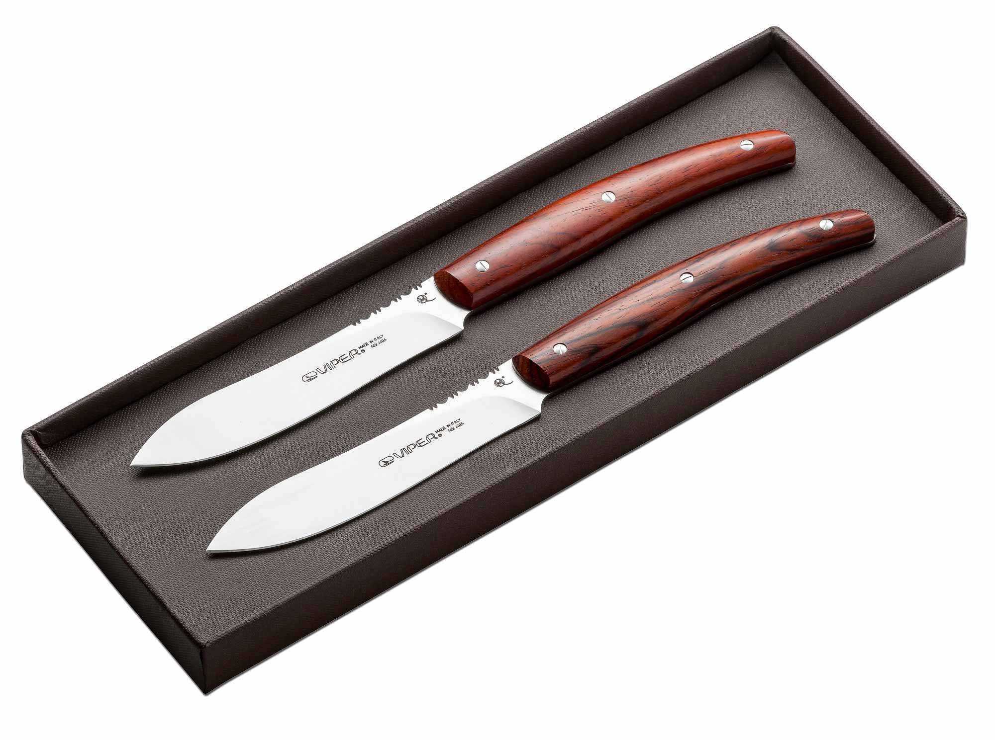 Viper Costata Cocobolo Steak Knife Set