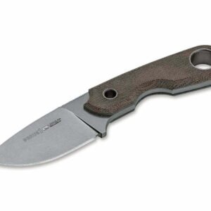 Viper Berus1 Drop-Point Canvas Micarta Green