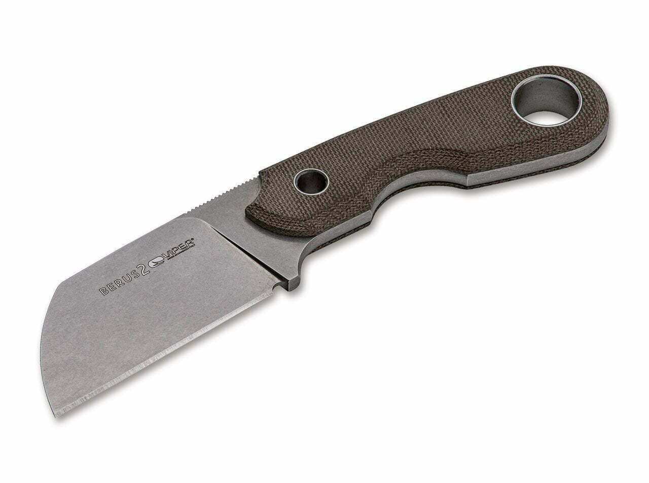 Viper Berus 2 Sheepfoot Canvas Micarta Green