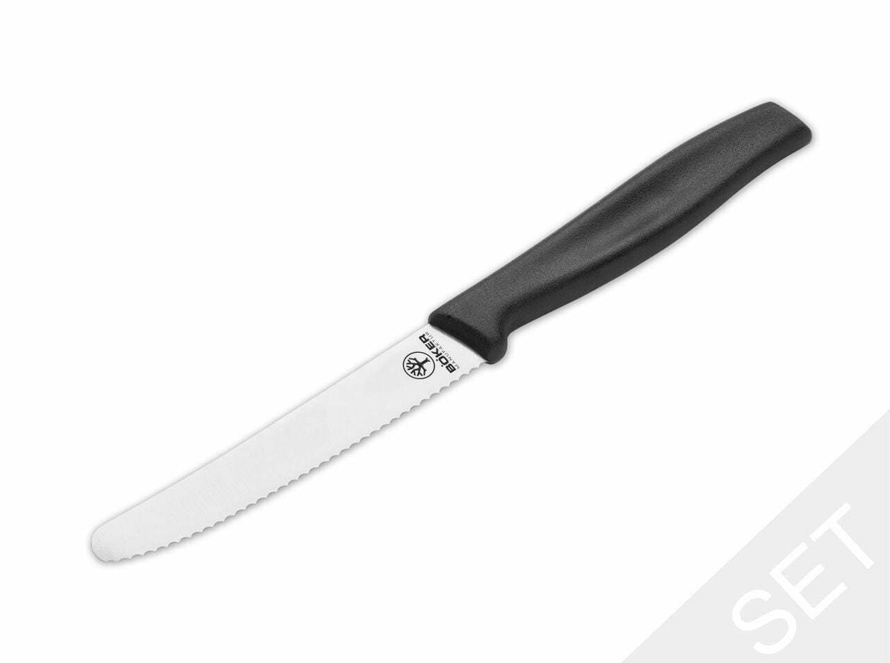 Böker Manufaktur Sandwich Knife Set Black 6 Pieces