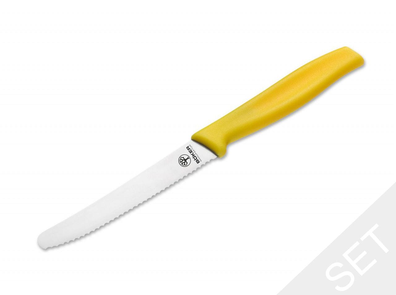 Böker Manufaktur Sandwich Knife Set Yellow 6 Pieces