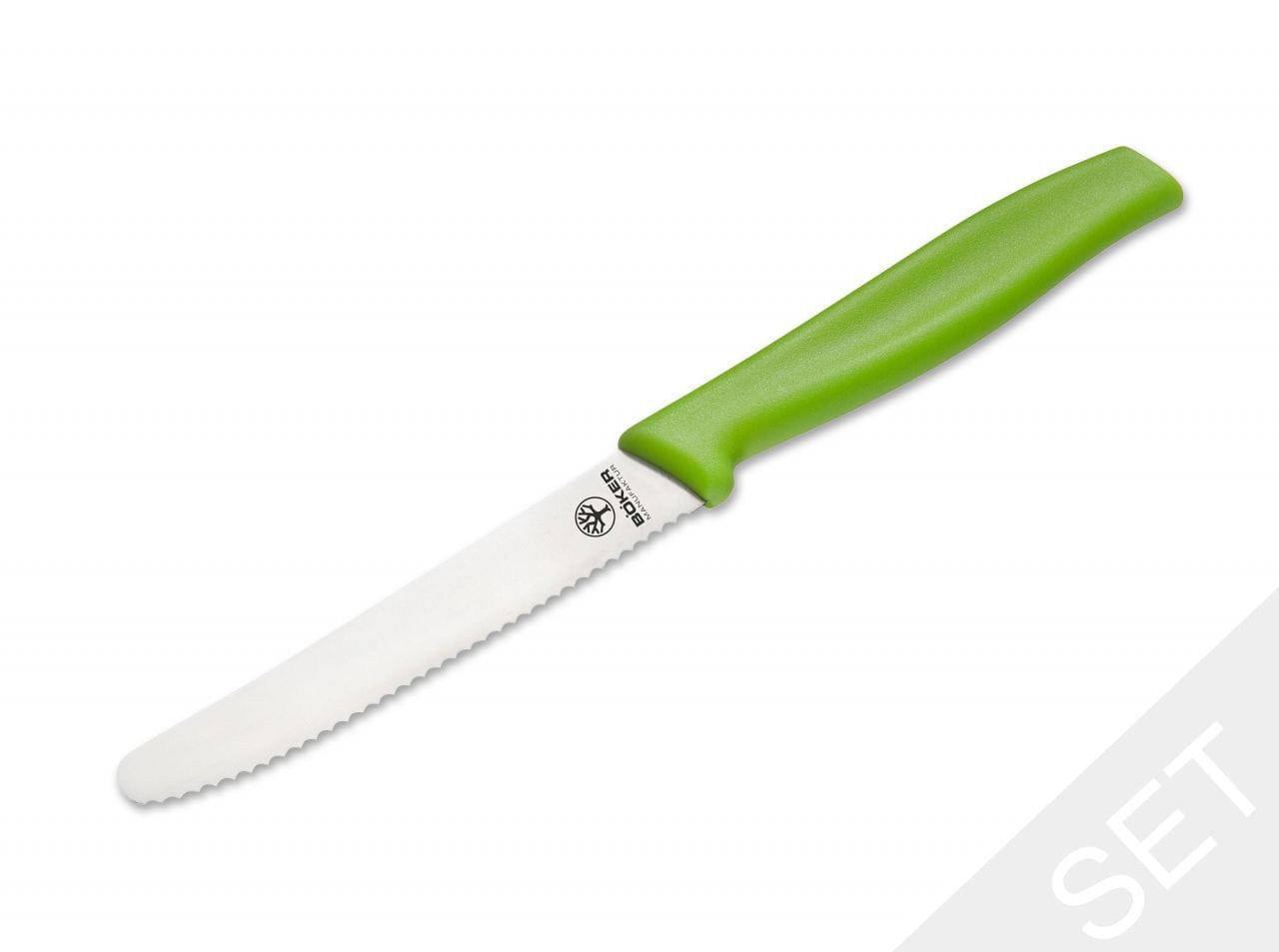 Böker Manufaktur Sandwich Knife Set Green 6 Pieces