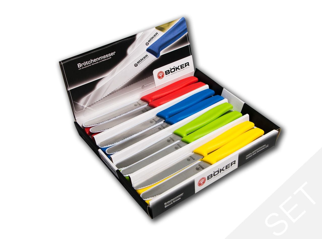 Böker Manufaktur Sandwich Knife Display Mix 72 Pieces
