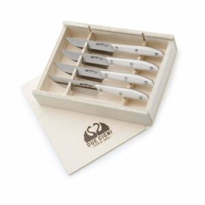 Due Cigni 1896 Steak Knife Set POM White II