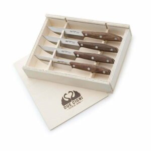 Due Cigni 1896 Steak Knife Set Walnut II