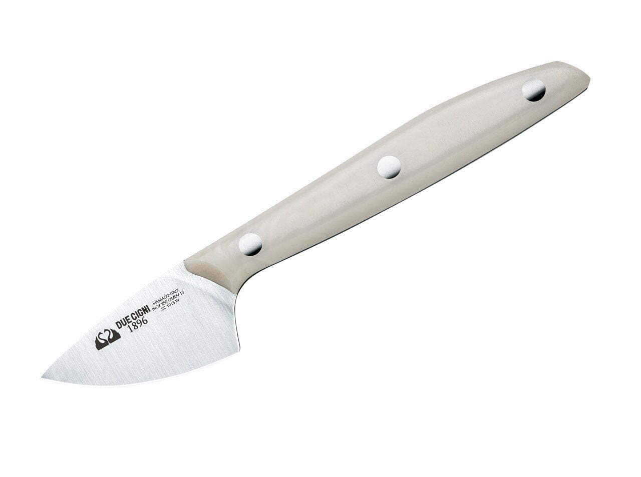 Due Cigni 1896 Hard Cheese Knife POM White