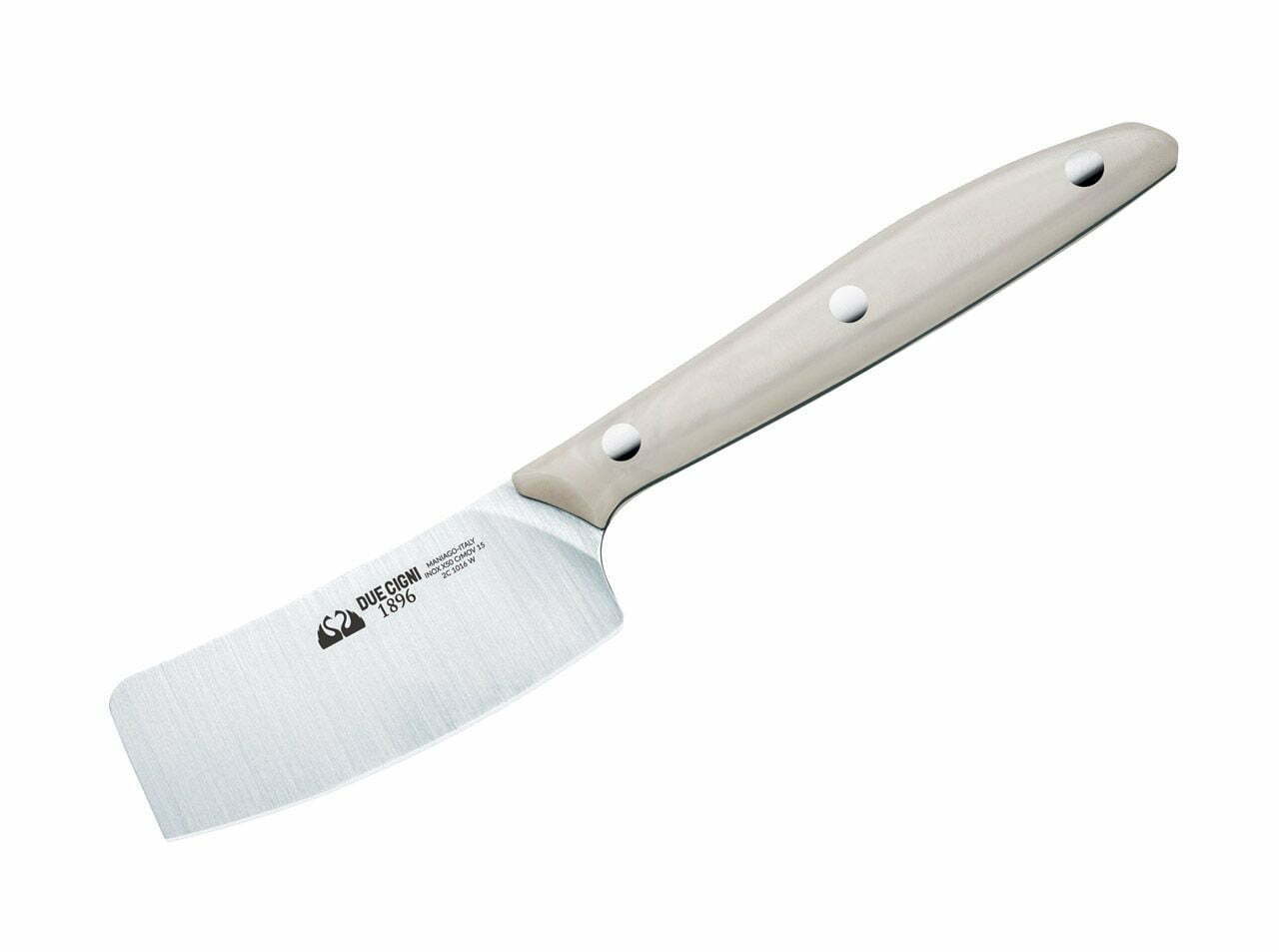 Due Cigni 1896 Soft Cheese Knife POM White