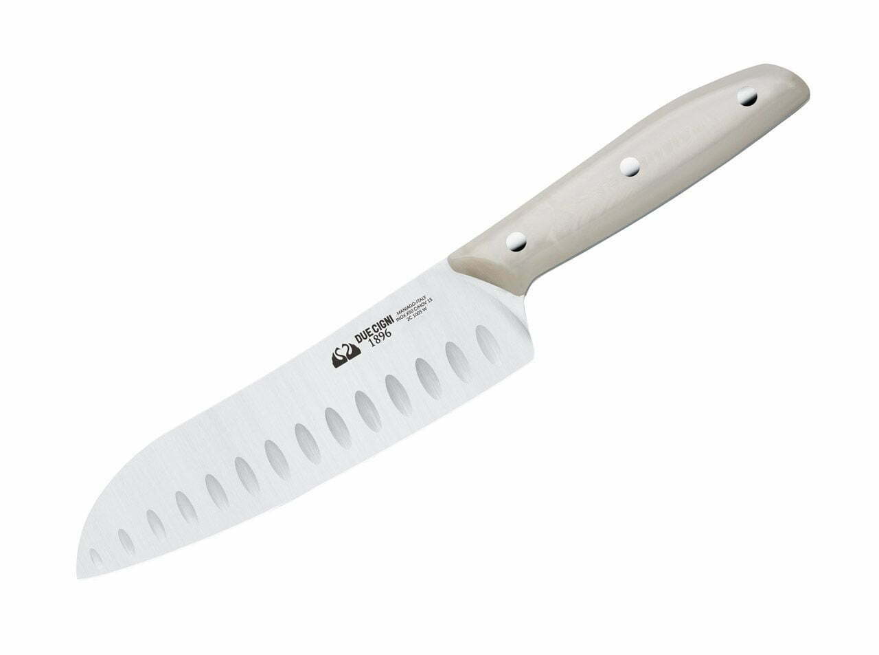 Due Cigni 1896 Santoku POM White