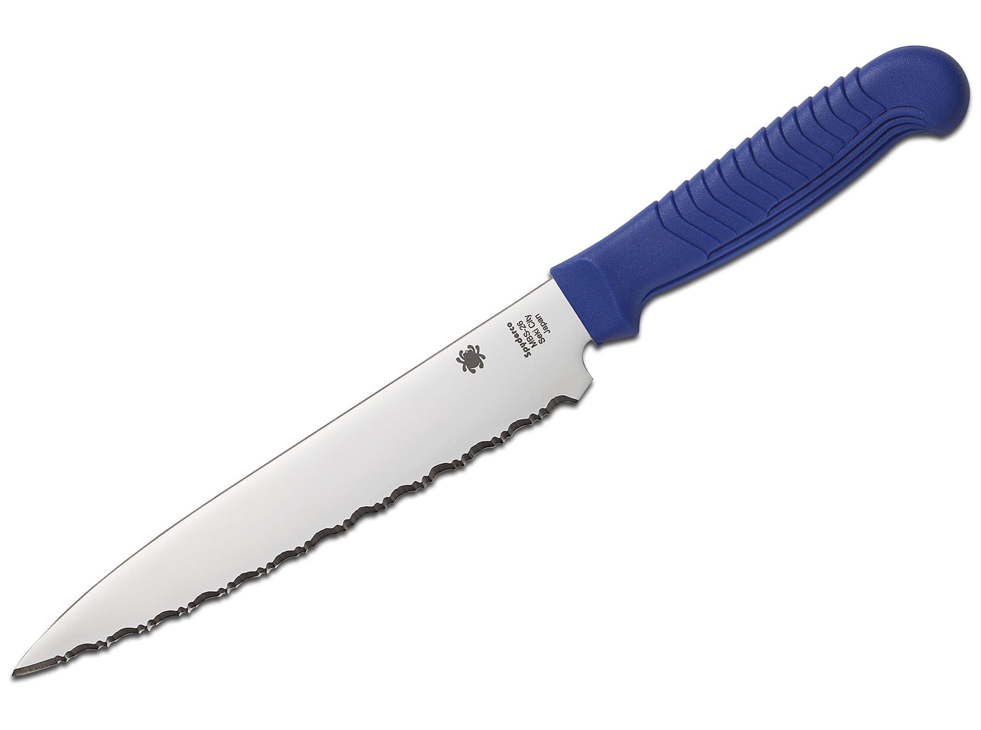 Spyderco Utility Knife 6" Serrated Blue