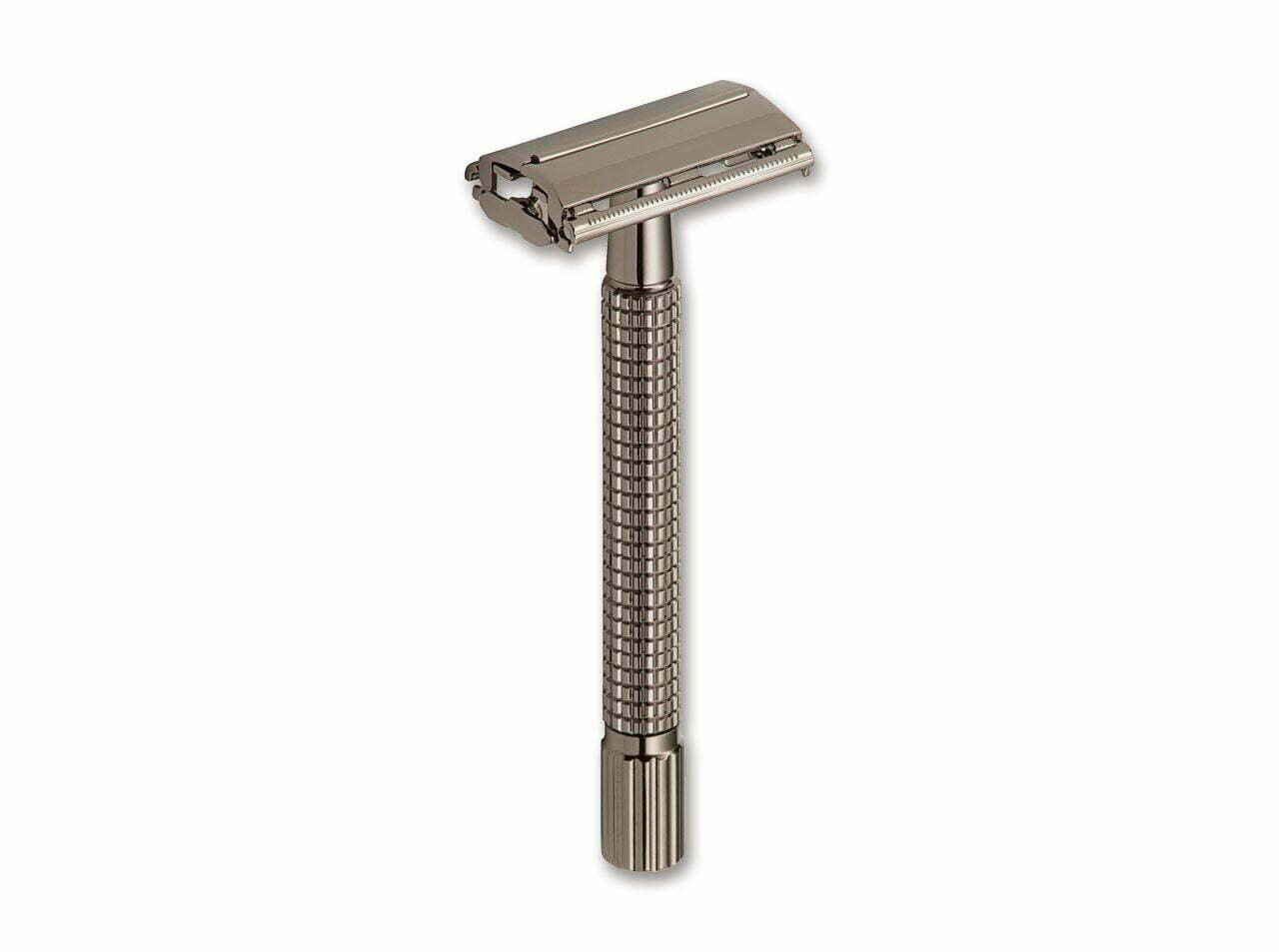 Böker Manufaktur Solingen Safety Razor Butterfly L Gunmetal Grey