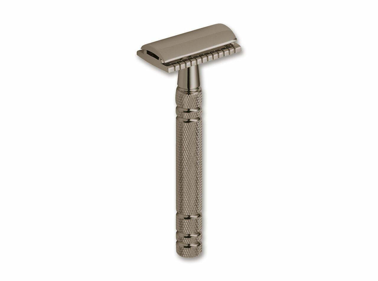 Böker Manufaktur Solingen Safety Razor Boraso Gunmetal Grey
