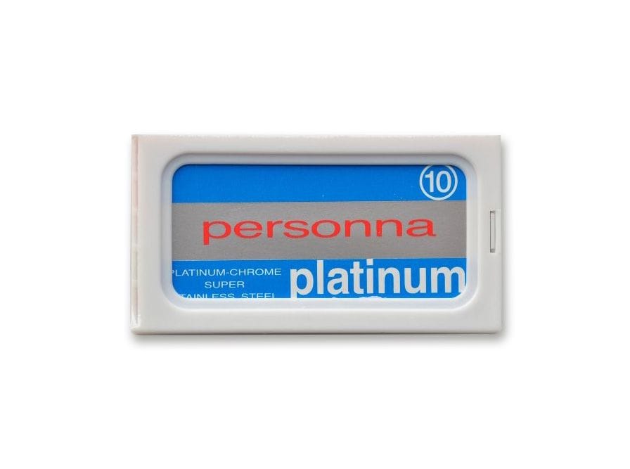 Personna 10 Platinum Red Double Edge Razor Blades