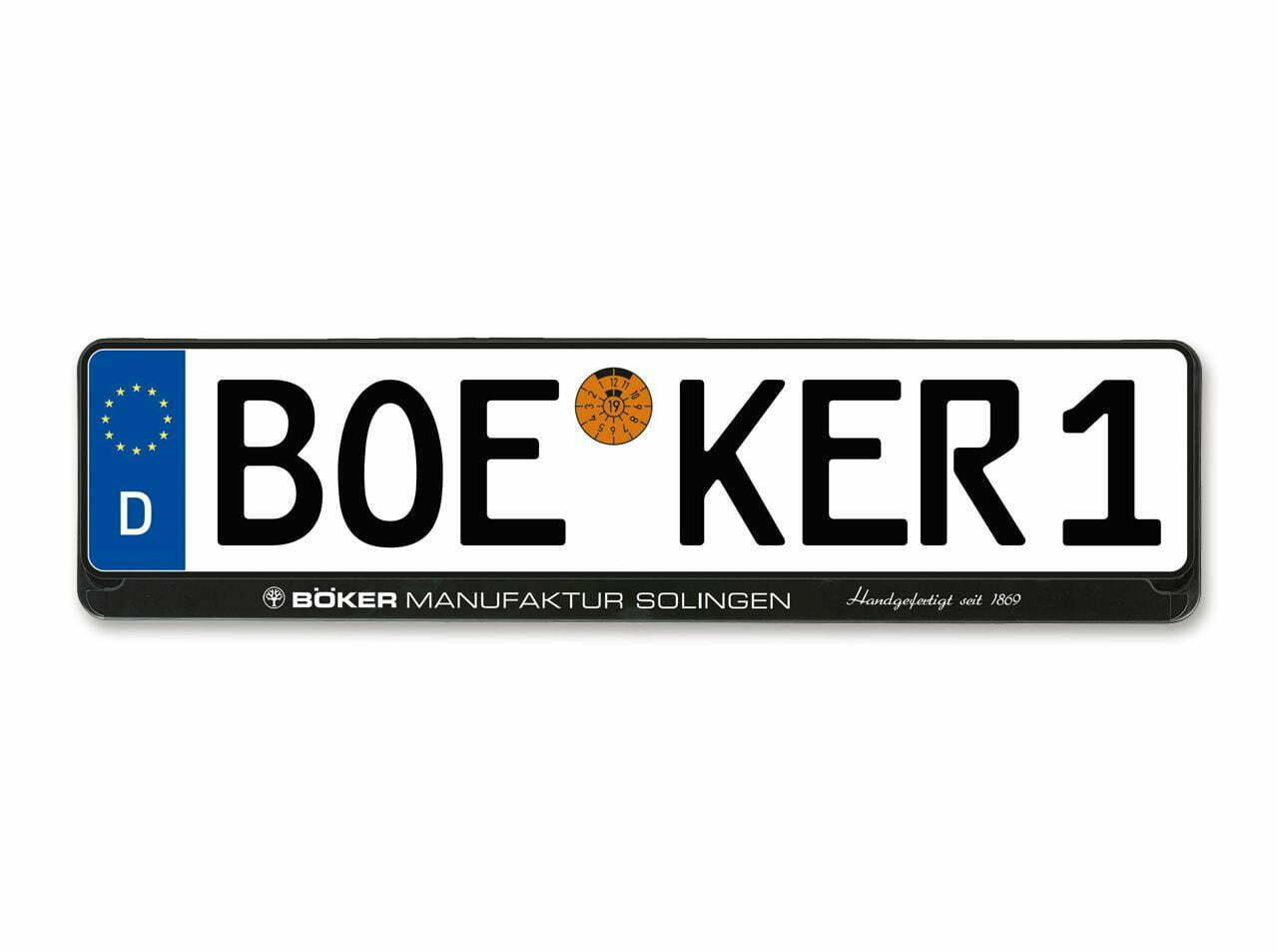 Böker Manufaktur Solingen Licence Plate Holder