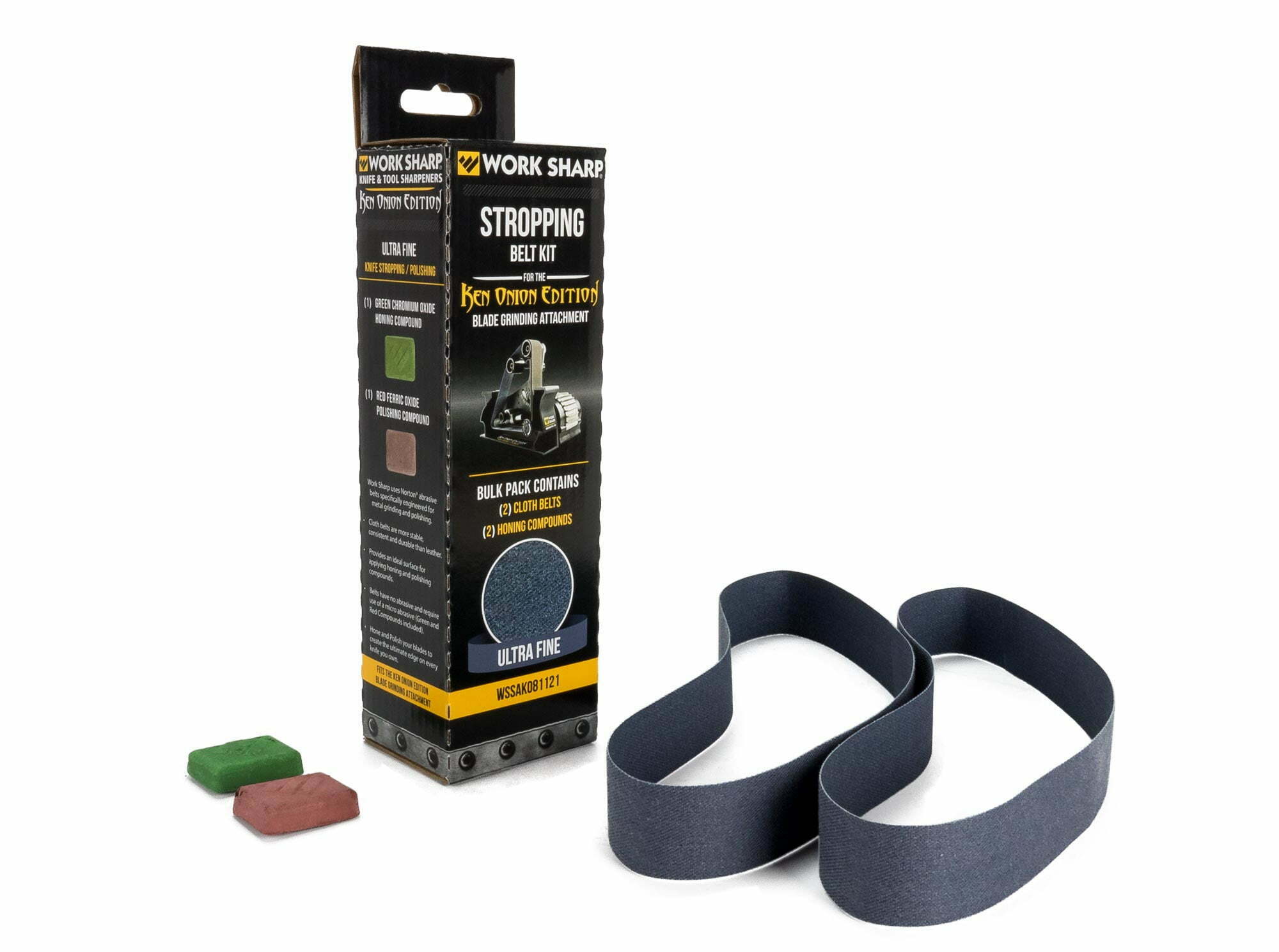 Work Sharp Ken Onion Edition Blade Grinding Attachment Stropping Belt Kit