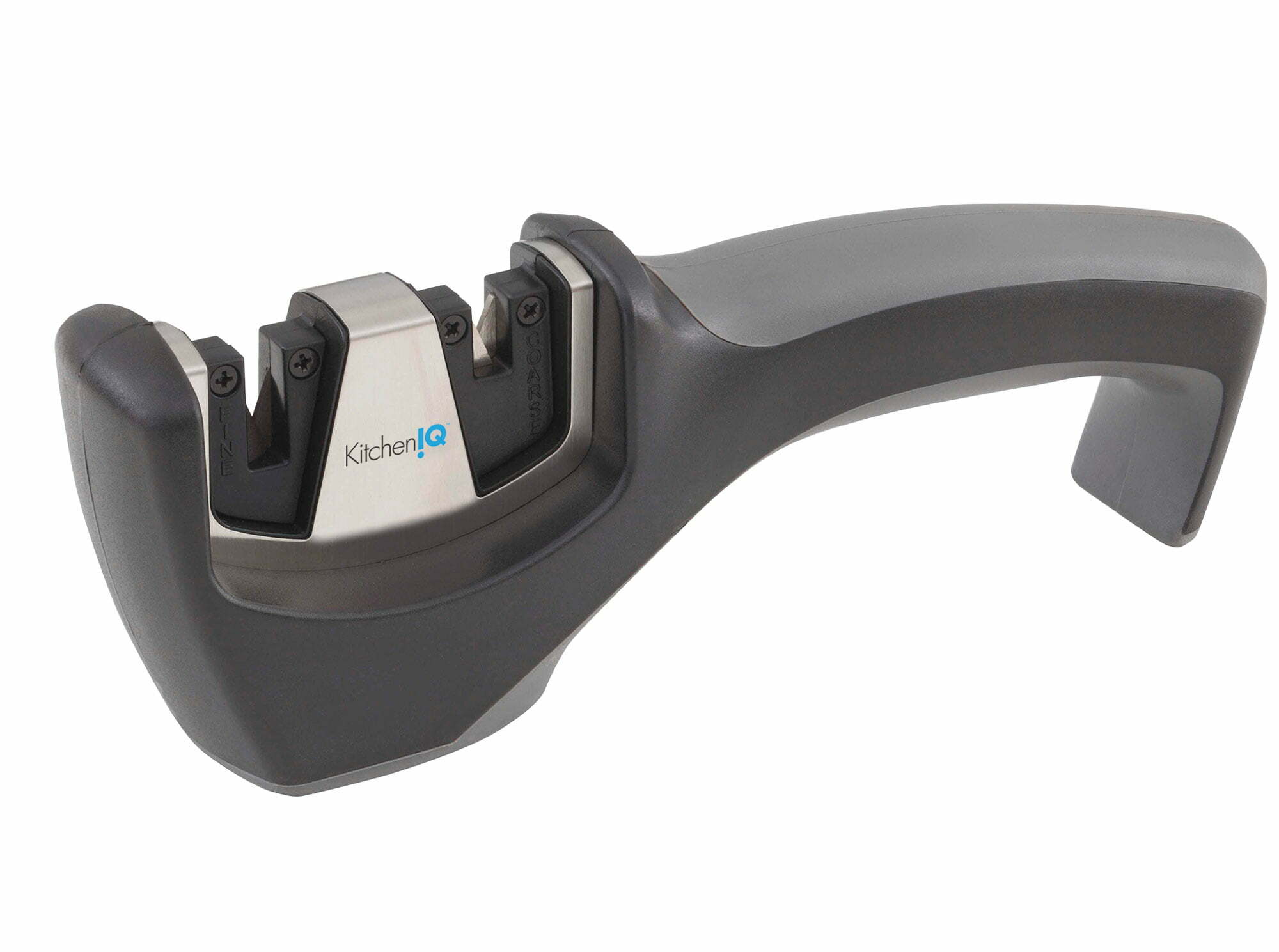 KitchenIQ Straight Edge Pull-Thru Knife Sharpener