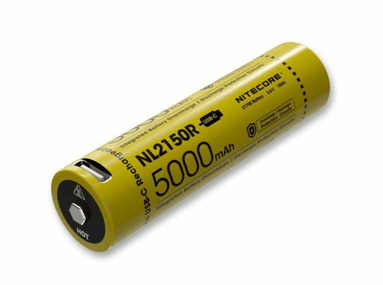 Nitecore Battery 21700 NL2150R 5000 mAh