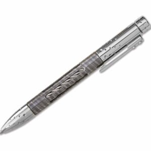 LionSteel Nyala Pen Damascus Shiny Grey