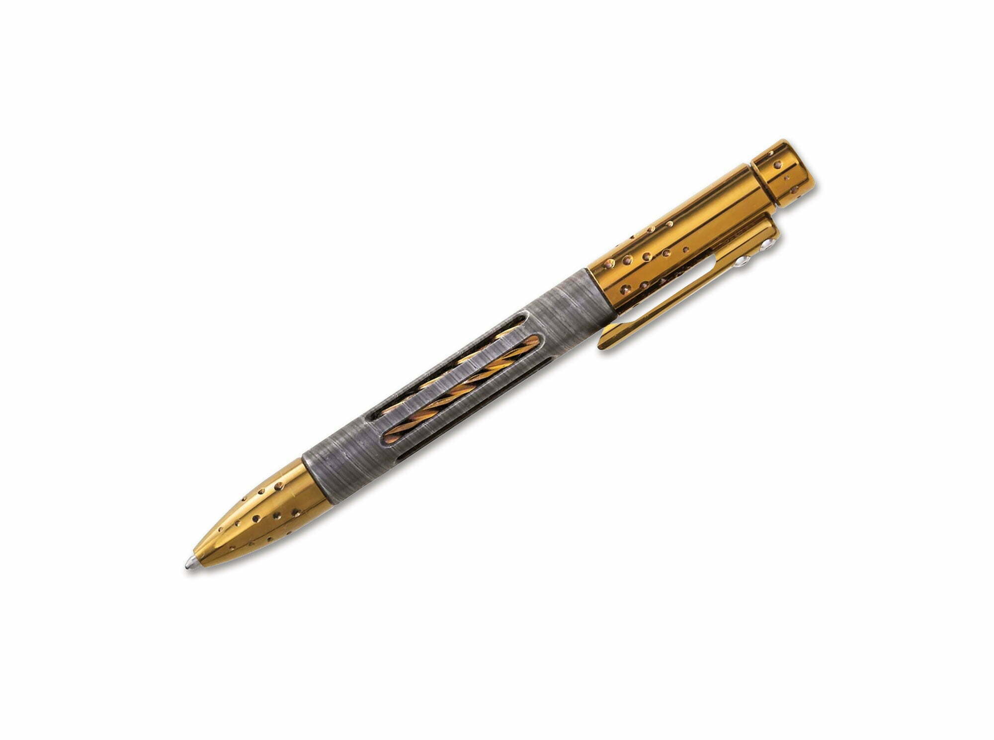 LionSteel Nyala Pen Damascus Shiny Bronze
