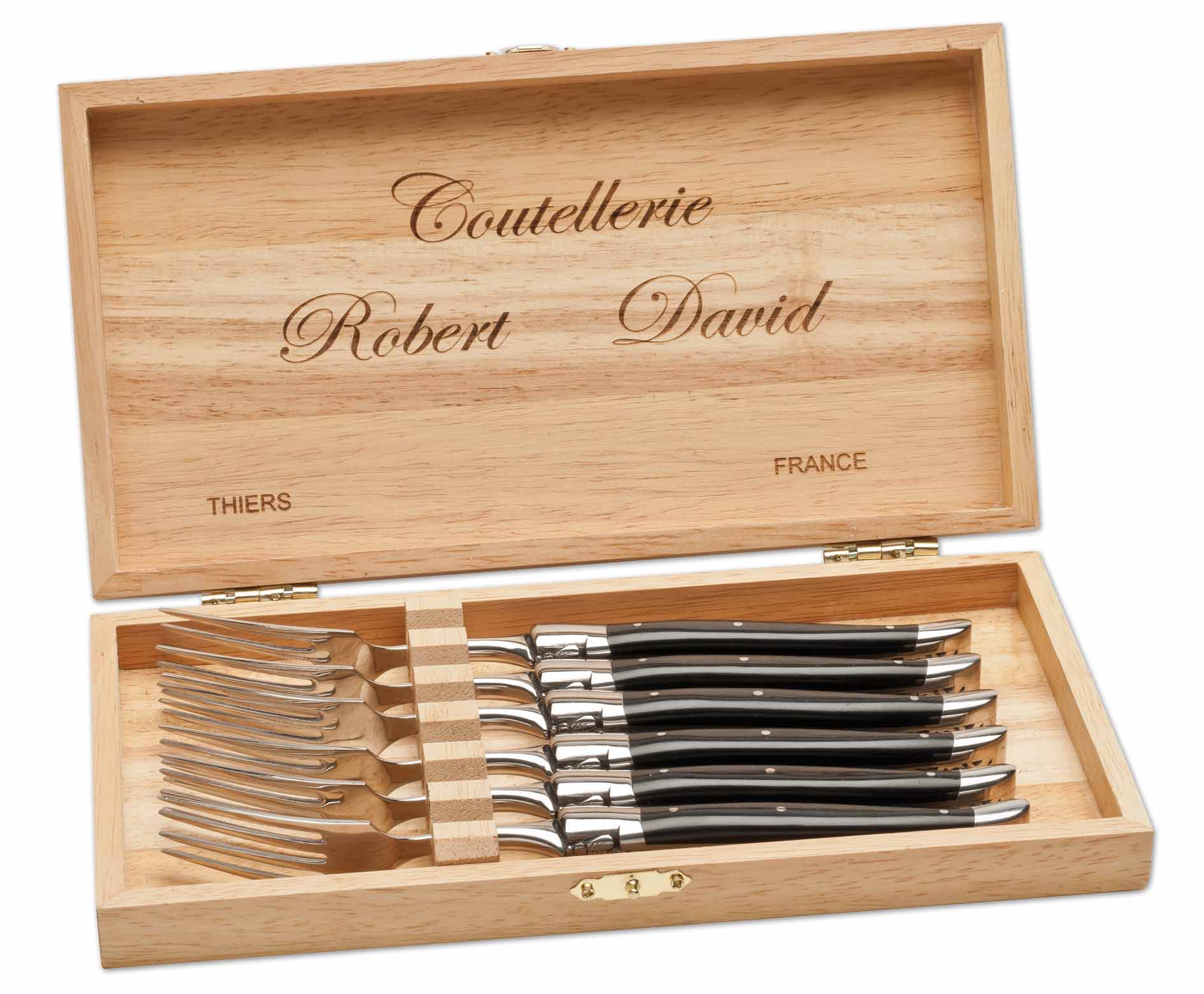 Robert David Paperstone Steak Fork Set