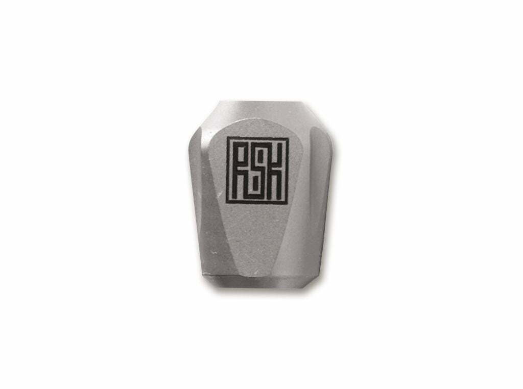 Real Steel Titanium Bead Pyramid Silver