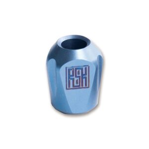 Real Steel Titanium Bead Pyramid Blue