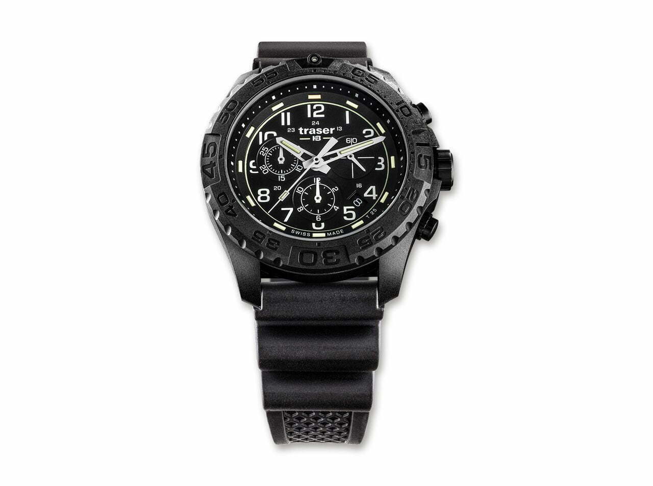 Traser P96 OdP Evolution Chrono Black Rubber