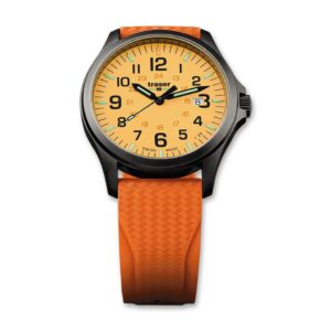 Traser P67 Officer Pro Gunmetal Orange Rubber