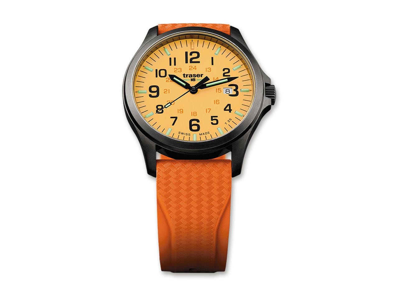 Traser P67 Officer Pro Gunmetal Orange Rubber