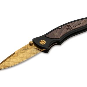 Böker Manufaktur Solingen Tirpitz-Damascus Gold
