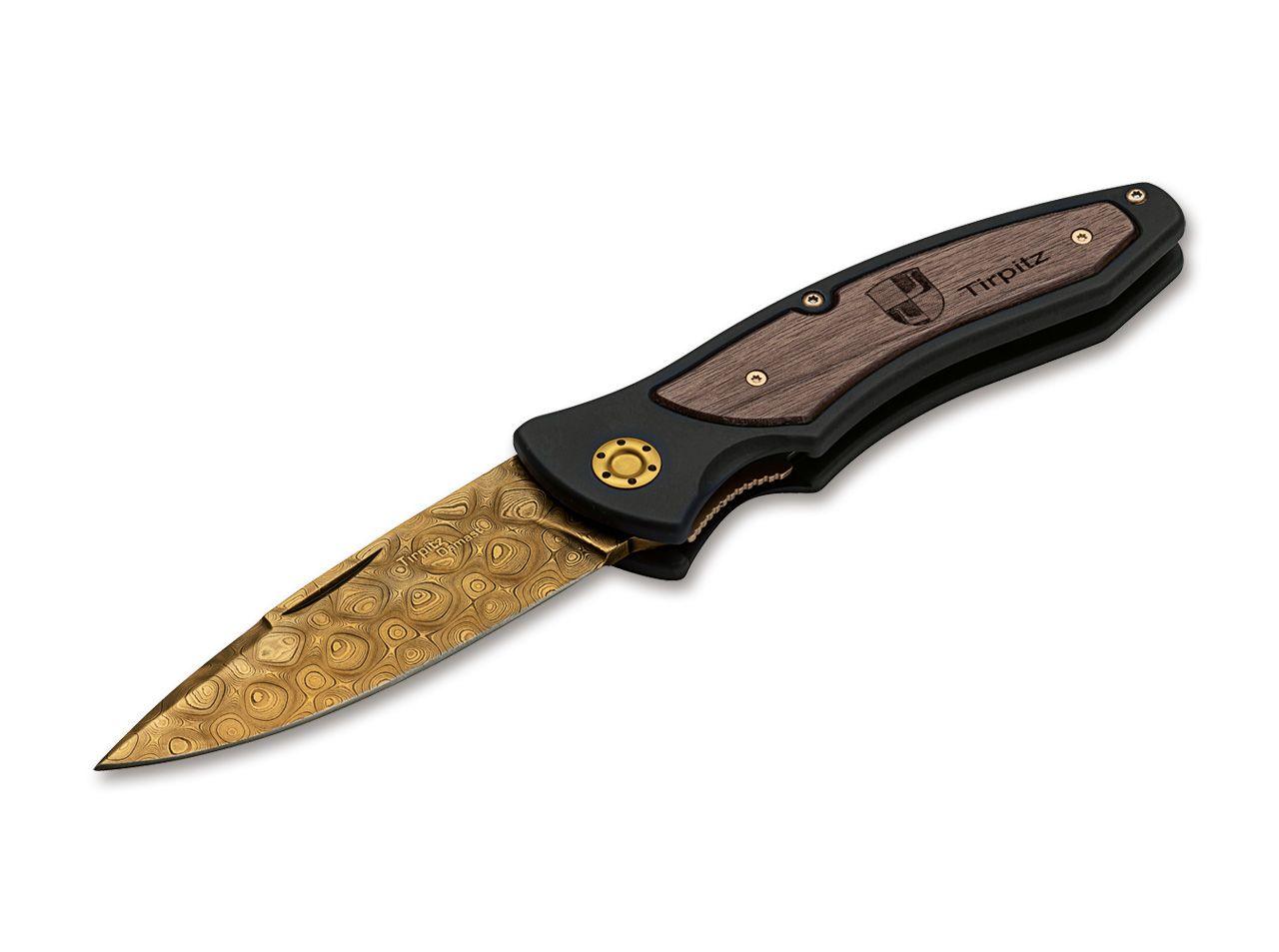 Böker Manufaktur Solingen Tirpitz-Damascus Gold 42