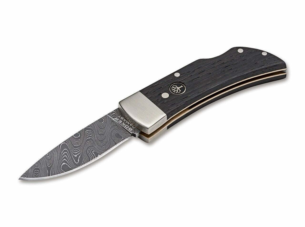 Böker Manufaktur Solingen Pocket Bog Oak Damascus