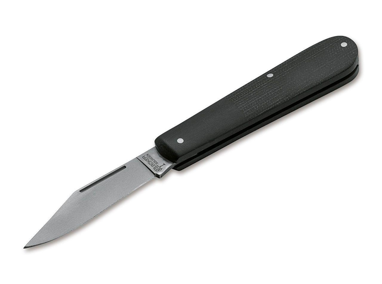 Böker Manufaktur Solingen Barlow Integral Canvas Micarta Black