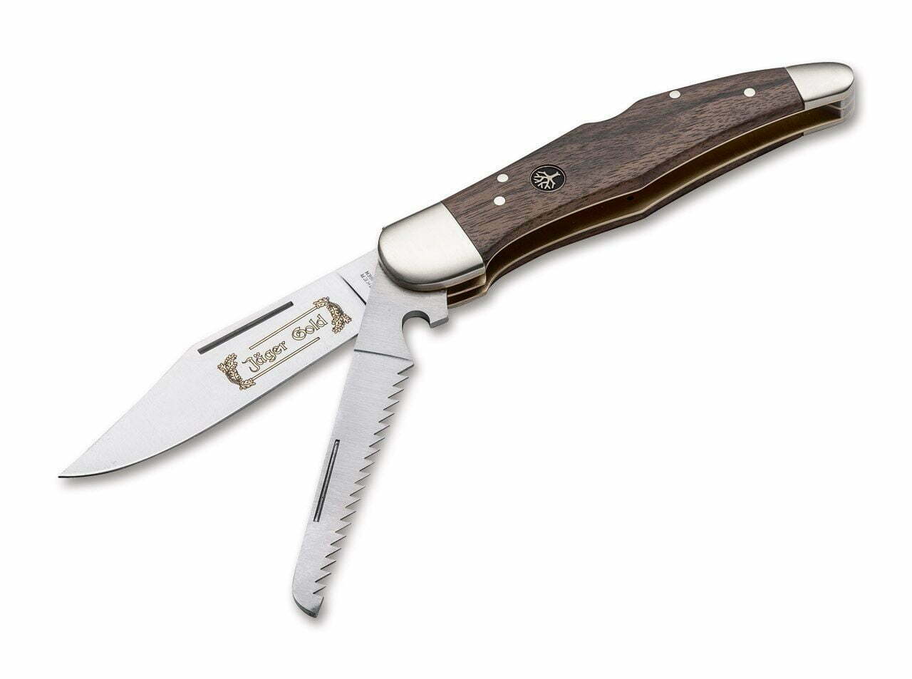Böker Manufaktur Solingen Jagdmesser Duo Jäger Gold