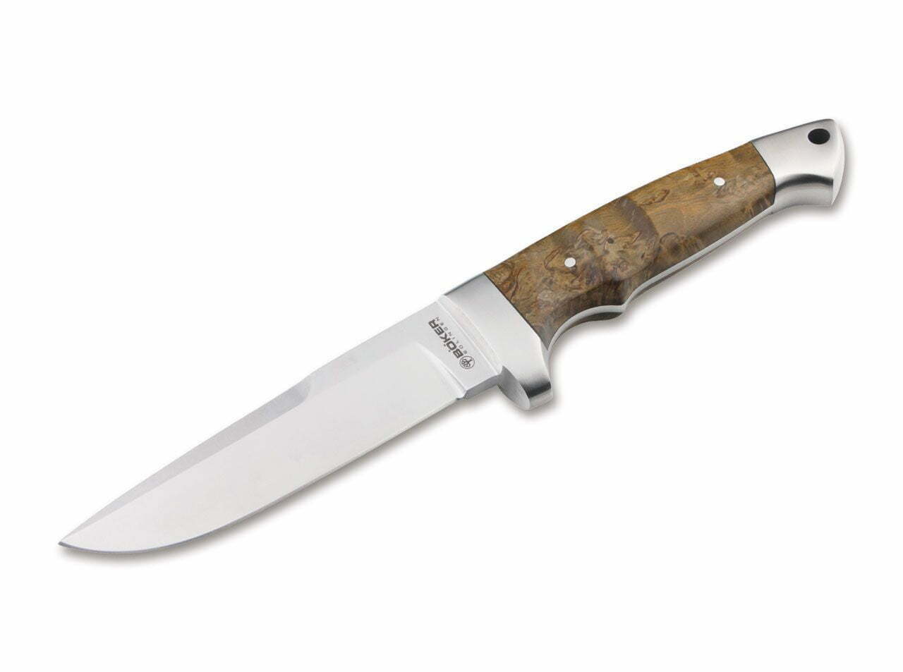 Böker Manufaktur Solingen Vollintegral 2.0 Curly Birch Brown