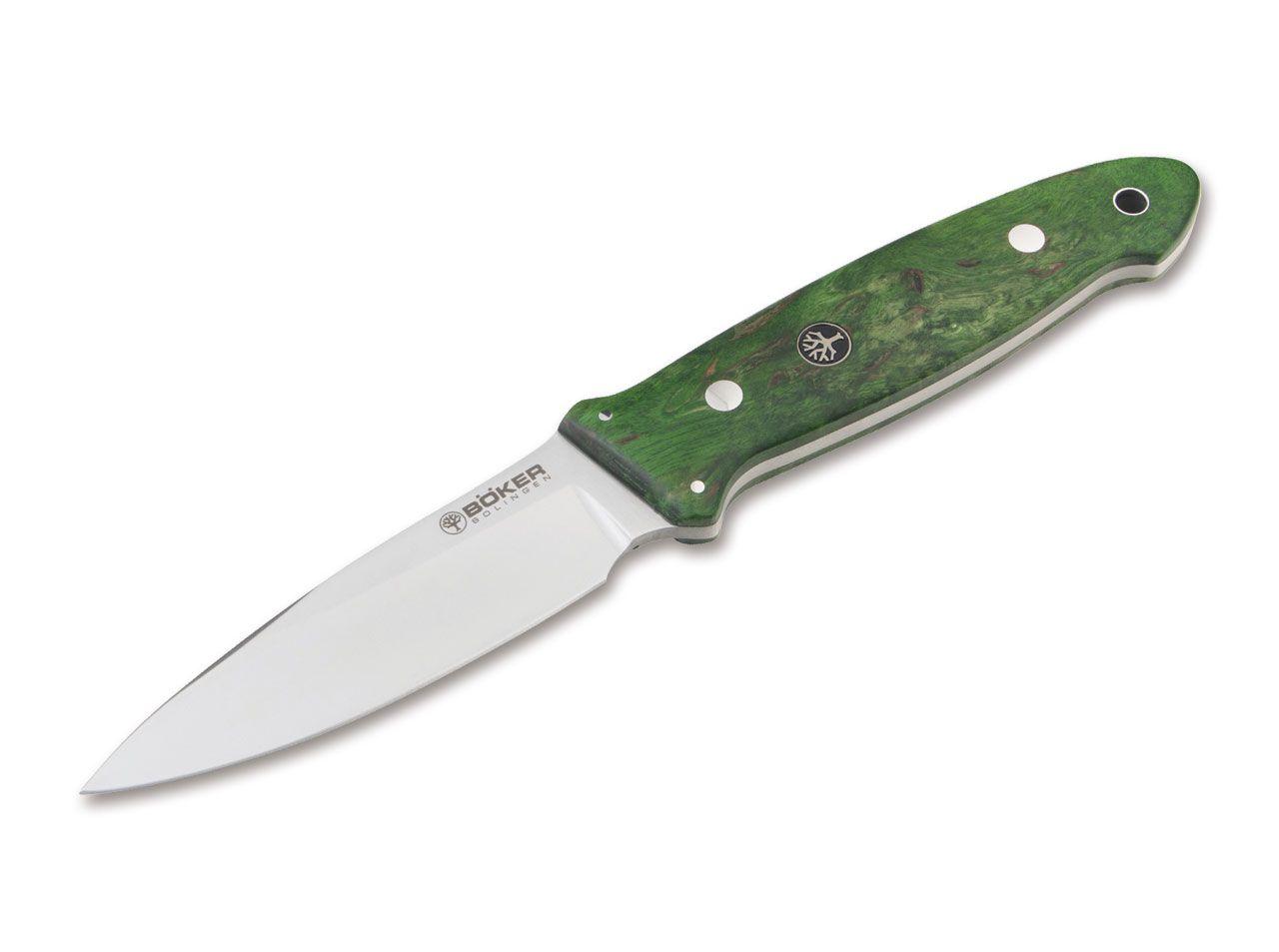 Böker Manufaktur Solingen Cub Curly Birch Green