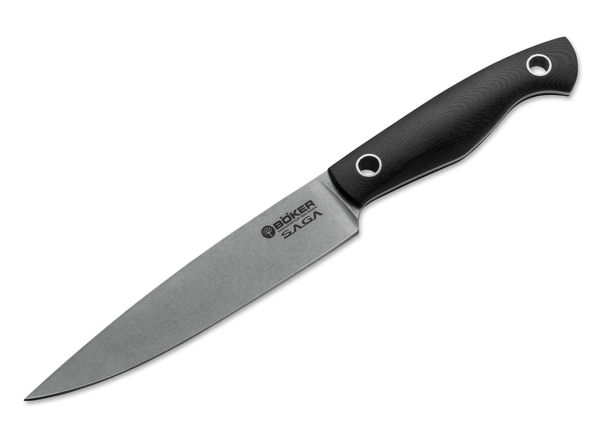 Böker Manufaktur Solingen Saga Utility Knife G10 Stonewash
