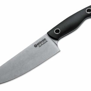 Böker Manufaktur Solingen Saga Santoku G10 Stonewash
