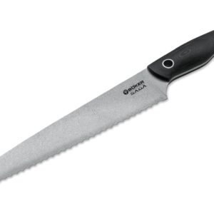 Böker Manufaktur Solingen Saga Bread Knife G10 Stonewash