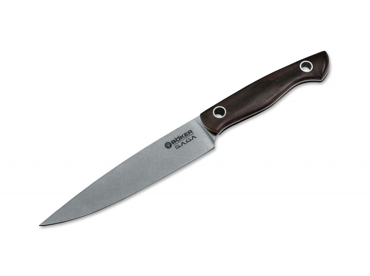 Böker Manufaktur Solingen Saga Utility Knife Grenadill
