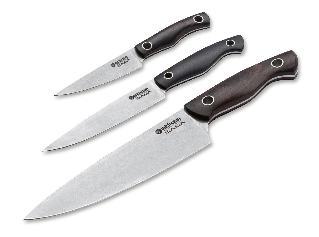 Böker Manufaktur Solingen Saga Grenadill Knife Set